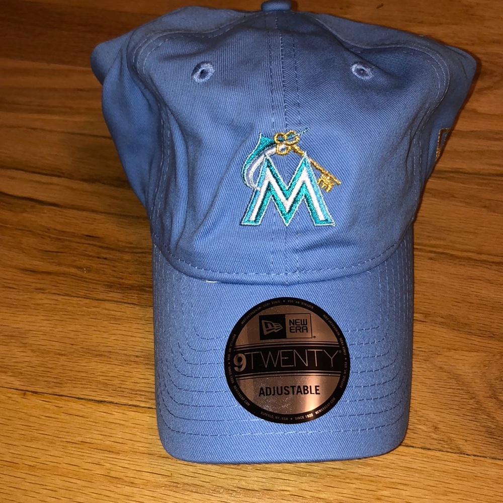 New era Miami Marlins blue SnapBack hat